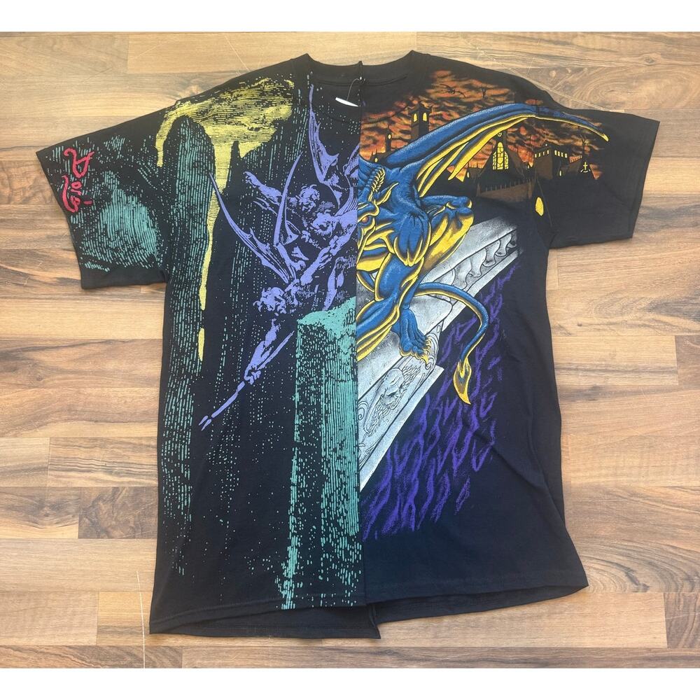 Gargoyle mash up Liquid Blue Size Large